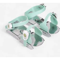 Schlittschuhe Play 1 größenverstellbar Kinder mint grün|gelb No Size