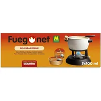 Massó Fondue-Leuchtgel - 3 Stück - 100 ml