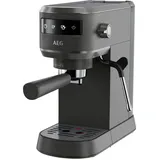 AEG Gourmet 6 EC6-1-6BST schwarz mit Milchaufschäumer