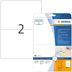 Herma Transparente Folien-Etiketten »Special« 50 Stück transparent