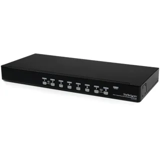 Startech Sv831dusbu Kvm-switch 8 Port USB KVM Switch mit OSD, 8-fach USB / PS/2 Umschalter zur Rack-Montage
