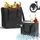 MIVELO Fahrradtasche Einkaufstasche schwarz