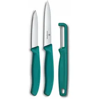 Victorinox Swiss Classic Gemüsemesser Set 3-tlg. grün