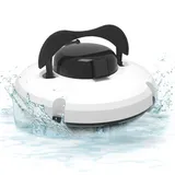 Kabelloser Poolroboter Pool-Staubsauger mit zwei Motoren, selbstparkend fuer Pools mit flachem Boden Automatischer Poolreiniger