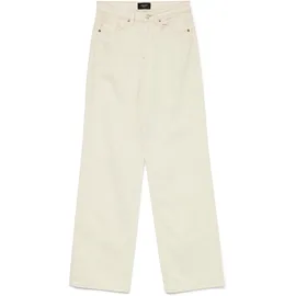 Vero Moda "VMTESSA HR WIDE STR JEANS ECRU GA", Damen, Gr. 27,