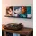 Home4You Wandregal 80 x 10 x 4 cm Schwarz