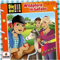 Die drei !!! 55: Wildpferd in Gefahr, 1 Audio-CD