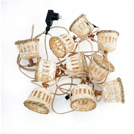 Newgarden LED-Lichterkette Aurora Jute 8 m Weiß