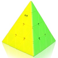 Gobus Mofangge 4x4 Pyramidendreieck Pyraminx Zauberwürfel Geschwindigkeit Puzzle Würfel (Stickerless)