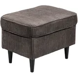 MID.YOU Carryhome Hocker, Mokka, Textil, Buche, massiv, rechteckig, 63x43x42 cm, Wohnzimmer, Hocker, Sitzhocker