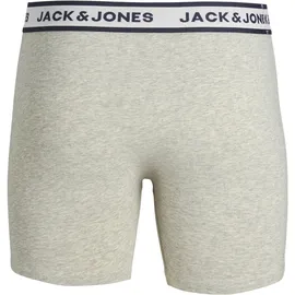 Jack & Jones PlusSize JACSOLID BOXER BRIEFS 3 PACK grau 4XL