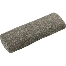 Woood Sofa Batavier 6-Sitzer robuster Melange-Stoff, modern halbrund, hellbraun, inkl. Kissen