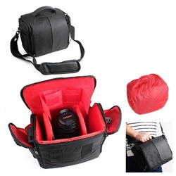 K-S-Trade Kameratasche für Nikon Z 7II, Kameratasche Fototasche Schultertasche Zubehör Tasche einteilbare schwarz
