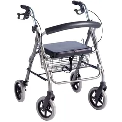 Trendmobil Rollator Premium LR 56 Modell Komfort M silber 1 St