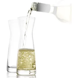 Stölzle Karaffe Universal transparent/türkis 0,25 l