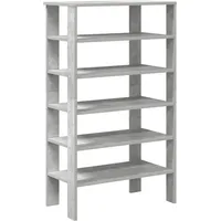 VidaXL Schuhregal Betongrau 61x32x105 cm Holzwerkstoff