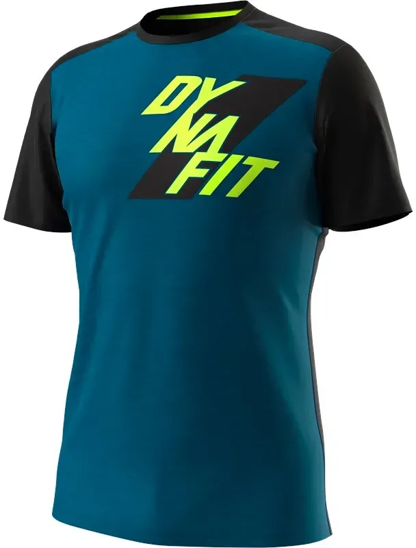 Herren T-Shirt Dynafit  Traverse Reef Melange XXL - Blau