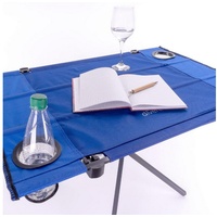 VCM Faltbarer Camping Garten Tisch (Farbe: Blau)