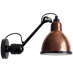 Lampe Gras - 304 Classic Outdoor Seaside Wandleuchte Schwarz/Raw Kupfer/Weiß Lampe Gras - cm