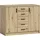 HBZ Nelly Kommode 109 x 86 x 50 cm Braun