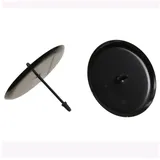 Annastore Kerzenständer 4-TLG. Set Adventskranz-Stecker aus Glas oder Metall (Teelichthalter für Adventskranz), Adventskranzhalter, Kerzenhalter für Adventskranz