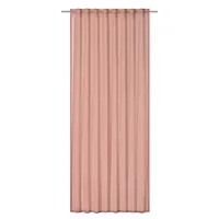 ELBERSDRUCKE Gardine mit verdeckten Schlaufen Air rosa halbtransparent 255x140cm