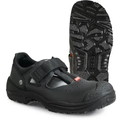 Sicherheitssandale 3438 ARIOSO, S1P SRC ESD, Größe 42 - schwarz - 42