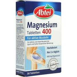 Abtei Magnesium 400 Tabletten 30 St.