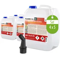 4 x 5 L FLAMBIOL® Bioethanol 100 % Hochrein