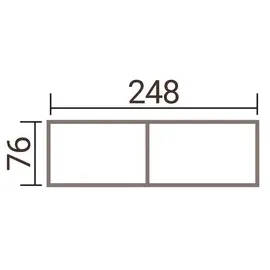 Weka Killarney Hochbeet 250 x 100 x 80 cm Natur