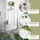 bremermann Blumenhocker 3er-Set, Metall-Blumenständer, Blumensäule (White)
