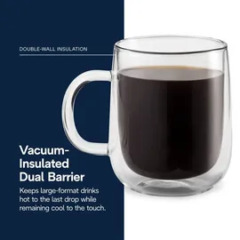 De'Longhi Doppelwandige Thermogläser 0,5 l 2er Set