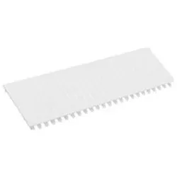 Abdeckstreifen, brechbar, für 12PLE, 54 x 219mm, reinweiß