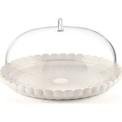 Tiffany Kuchenplatte milchweiß