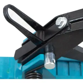 BITUXX 2x Bituxx Rangierhilfe Rangierheber mechanisch Wagenheber Auto Rangierroller Rangierheber belastbar bis 560 kg pro Rangierroller (Blau)