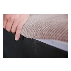 KAWOLA Hocker WIOLO SOFT Sitzelement für Modulsofa Cord rosa