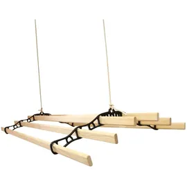 MonsterShop Deckentrockner 1,5 m schwarz