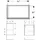 Geberit Renova Compact Waschtischunterschrank, 1 Tür, 504084DB1,