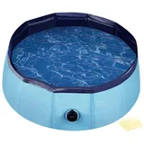 Fudajo Hundepool 60x20cm Hundeschwimmbad Hundeplanschbecken Hundebadewanne