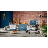 Russell Hobbs 26431-56 Distinctions Ocean Blue Toaster, Farbe:Blau - Blau/Silber
