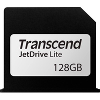 Transcend JetDrive Lite 130 für MacBook Air 13 (SDXC, 128 GB), Speicherkarte, Schwarz