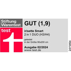 IRISETTE Smart 2 in 1 Duo 140 x 200 cm H3/H4