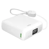 PURO Powerbank mit Display und – Weiß