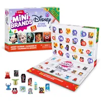 Disney Adventskalender 2024 von ZURU Mini Brands limitierte Auflage, Adventskalender 24 Tage voller Überraschungen, Minifiguren, lustiges Weihnachtsspielzeug für Kinder, bestes Geschenk für Mädchen