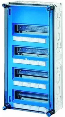 Automatengehäuse AP 4x12TE Kst IP65 REG 300x600x170mm ET93mm geschl