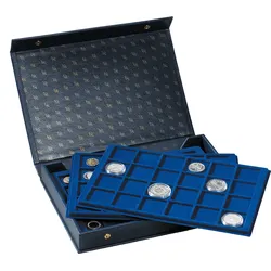 Münzkassette L inkl. 4 Münztableaus, blau