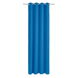 Vorhang WIRTH "Dim out" Gr. 5, blau, B:145cm H:255cm, Polyester, Gardinen