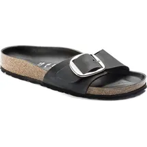 Birkenstock Madrid Big Buckle Nubukleder geölt schwarz 37