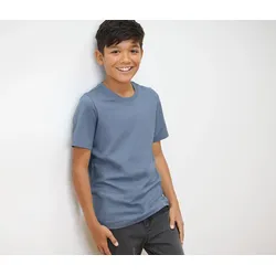 Tchibo - 3 Kinder-T-Shirts - Jungen - Gr. 134/140 - blau