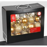 Buri - Glas-weihnachtsbaumkugeln 42er-set Versch. Größen Baumschmuck Baumdeko